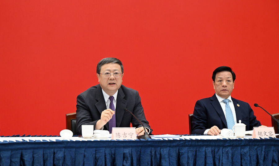 昨天，市委書記陳吉寧參加市政協(xié)十四屆三次會(huì)議專題會(huì)議。 陳正寶 攝  .jpg