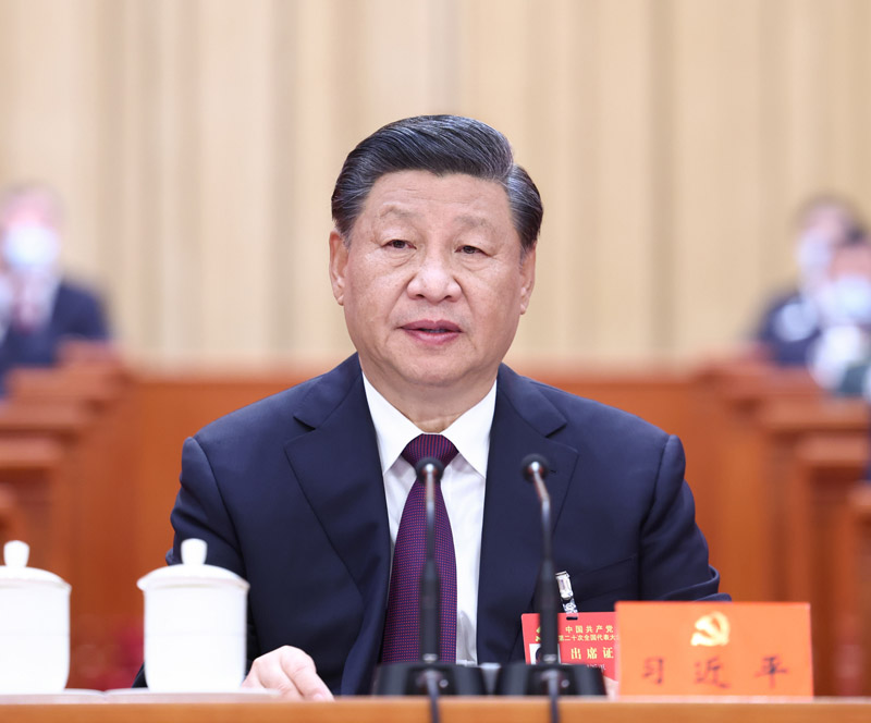 10月22日，中國共產(chǎn)黨第二十次全國代表大會在北京人民大會堂勝利閉幕。習近平同志主持大會。.jpg